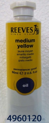 رنگ روغن ریوز 60 میل رنگ زرد میدیلو کد 120