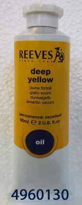 رنگ روغن ریوز 60 میل رنگ زرد دیپ یلو کد 130