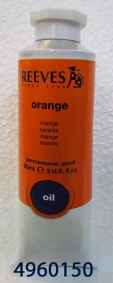 رنگ روغن ریوز 60 میل رنگ نارنجی کد 150