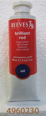 رنگ روغن ریوز 60 میل رنگ قرمز برلیانت کد 230